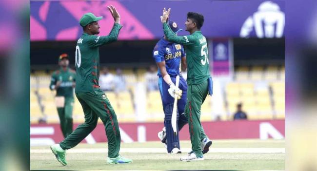 ශ්‍රී ලංකාව සමග පැවැති පුහුණු තරගයෙන් බංග්ලාදේශයට කඩුලු 7ක ජයක්
